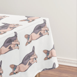 Mantel Ilustracion de personalizado de gatos Sfinx