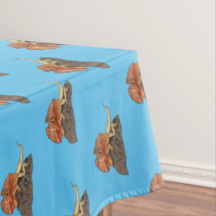 Mantel Ilustracion de personalizado de lagarto de cuello 