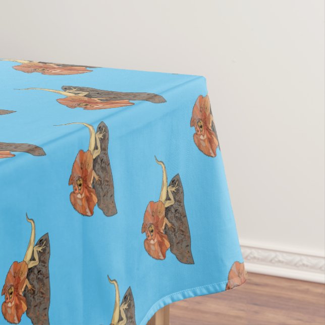 Mantel Ilustracion de personalizado de lagarto de cuello  (In Situ)