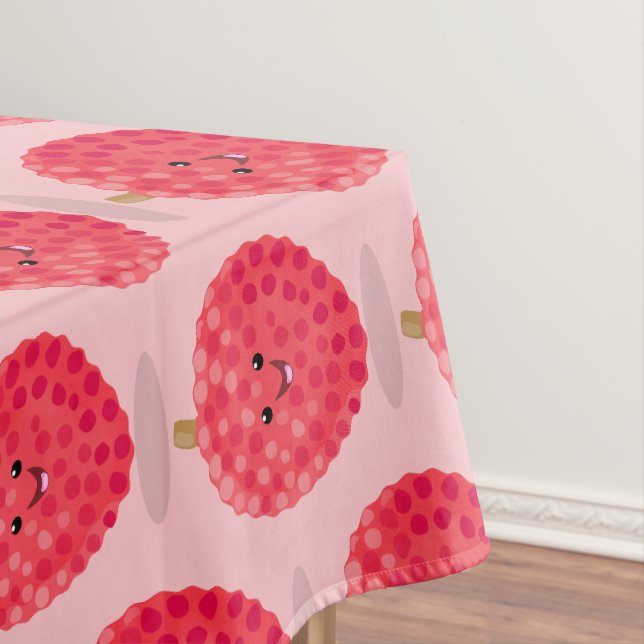 Mantel Ilustracion de personalizado de linché rosado (In Situ)