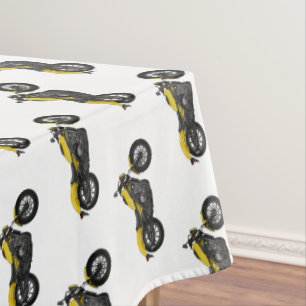 Mantel Ilustracion de personalizado de motocicleta de cru