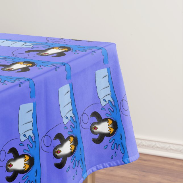 Mantel Ilustracion de personalizado de pingüino puenteado (In Situ)