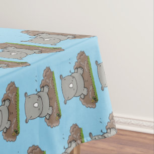 Mantel Ilustracion de personalizado de rinocerontes