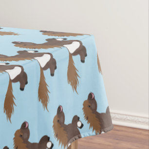 Mantel Ilustracion de personalizado del pony de Shetland 