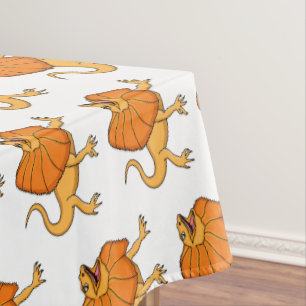 Mantel ilustracion de personalizado naranja