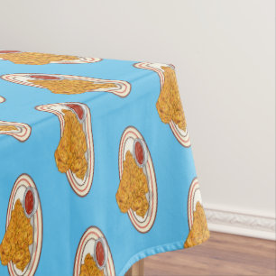 Mantel Ilustracion de pollo frito personalizado