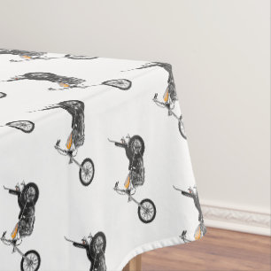 Mantel Ilustracion personalizado Chopper Motorcycle 1950