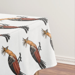 Mantel Ilustracion personalizado de aves de Hoatzin