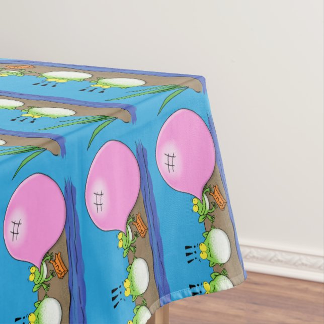 Mantel Ilustracion personalizado de bblegum de ranas grac (In Situ)