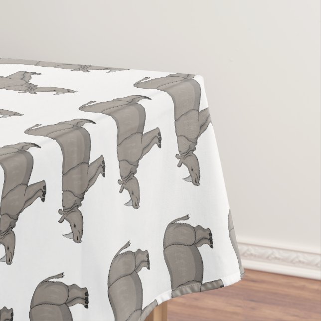 Mantel Ilustracion personalizado de Javan rhinoceros (In Situ)