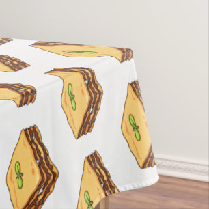 Mantel Ilustracion personalizado de Lasagna