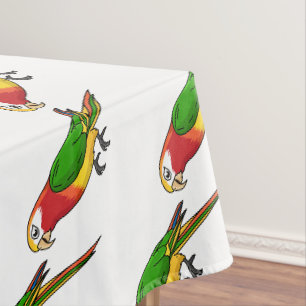 Mantel Ilustracion personalizado de loro feliz