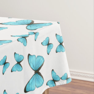 Mantel Ilustracion personalizado de mariposas morfo