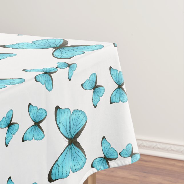 Mantel Ilustracion personalizado de mariposas morfo (In Situ)
