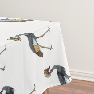 Mantel Ilustracion personalizado de pájaro grullo coronad