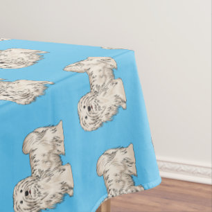 Mantel Ilustracion personalizado de perro de La Habana