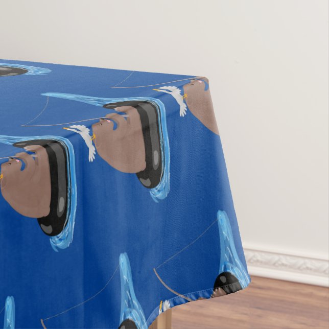 Mantel Ilustracion personalizado de pesca de cachorro de  (In Situ)