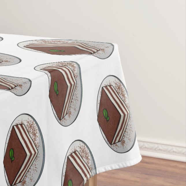 Mantel Ilustracion personalizado de tarta de Tiramisu (In Situ)