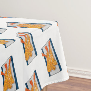 Mantel Ilustracion personalizado de tempura gambas
