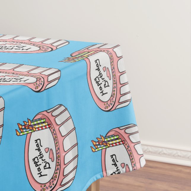 Mantel Ilustracion personalizado de torta de cumpleaños (In Situ)