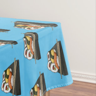 Mantel Ilustracion personalizado Sushi