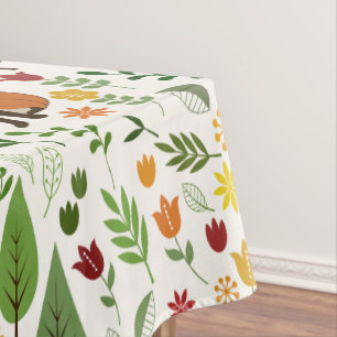 Mantel Ilustraciones escandinavos del estilo en el modelo