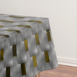 Mantel Imagen amarilla bajo placas grises, cuadrados oblo