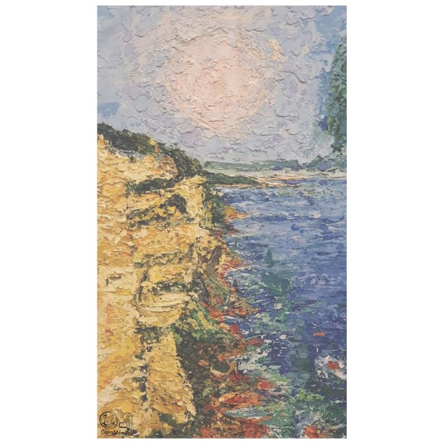 Mantel Imagen de mi obra arte Amanecer (Anverso)