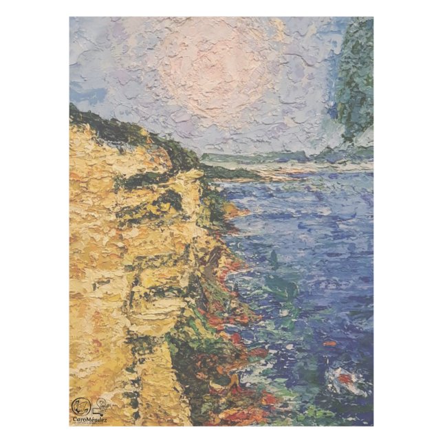 Mantel Imagen de mi obra arte Amanecer (Anverso)