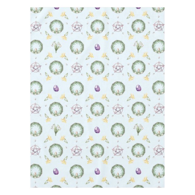 Mantel Imbolc Brigid Candlemas Alter (Anverso)