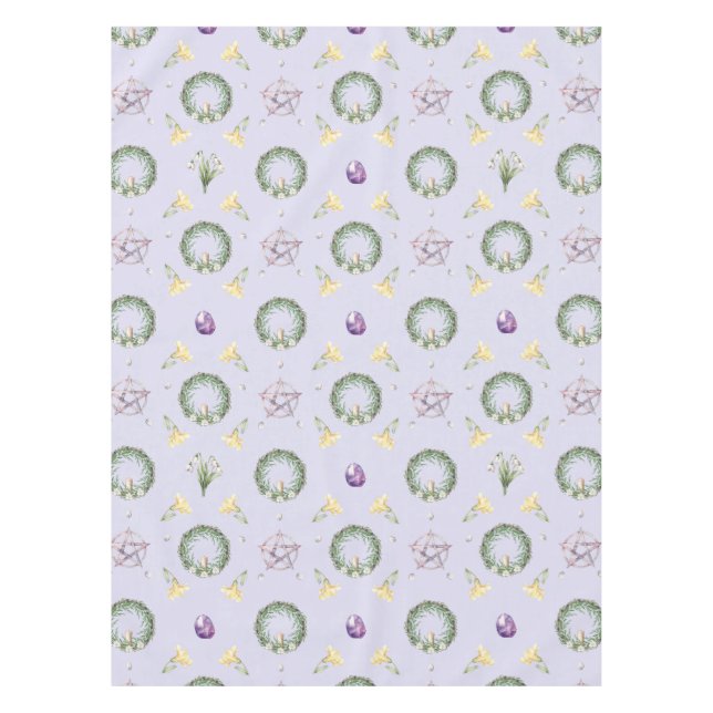 Mantel Imbolc Brigid Candlemas Alter (Anverso)