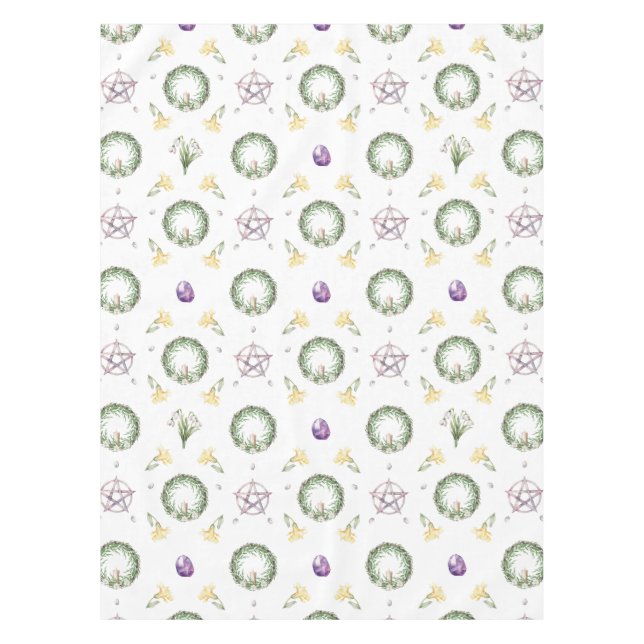 Mantel Imbolc Brigid Candlemas Alter (Anverso)