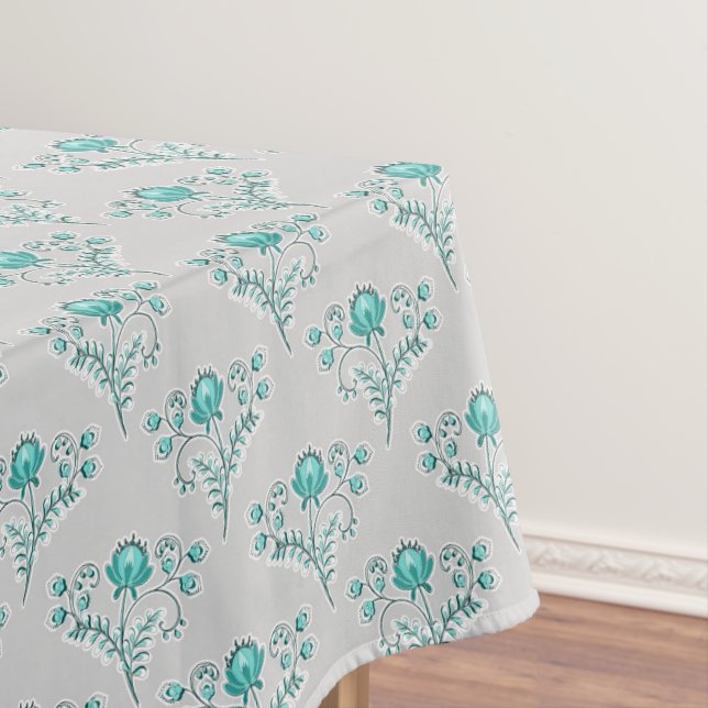 Mantel Impresión de bloques florales. (In Situ)