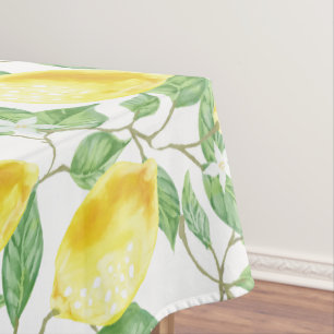 Mantel Impresión de limón fresco cítrico Cocina/Comedor