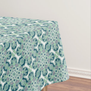 Mantel Impresión de Medallón Verde Tabla Coth