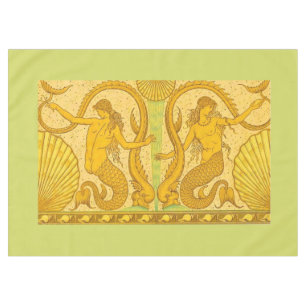 Mantel impresión de mermaid hermosas