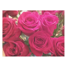 Mantel Impresión real de rosas rojas