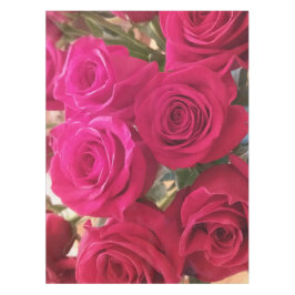Mantel Impresión real de rosas rojas