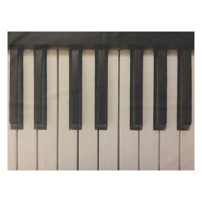 Mantel Impresión única de las llaves del piano (Frente (Horizontal))