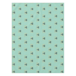 Mantel Impresionante Silueta de tambor de tambor Patrón d