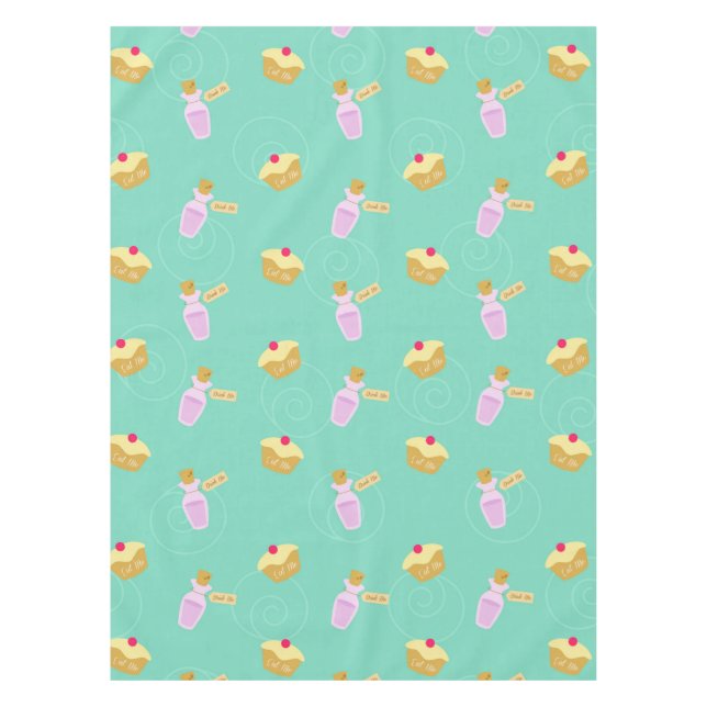 Mantel Impresiones del país de las maravillas (Anverso)