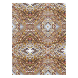 Mantel Imprimir cuentas de tonos de tierra naturales