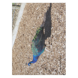 Mantel Indian Blue Peafowl tablecloth
