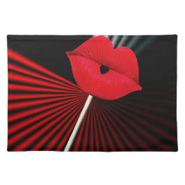 MANTEL INDIVIDUAL 1253 BLANCO NEGRO BLANCO BLANCO BLANCO BLANCO LIPS