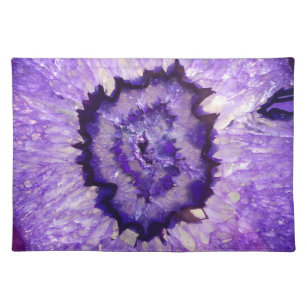Mantel Individual Ágata púrpura Geode de Falln