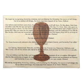 Mantel Individual Algodón Placemat de Tambiko de las creaciones de