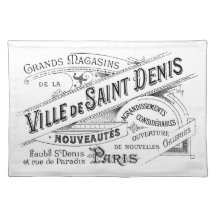 Anuncio romántico francés vintage de París