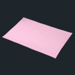 Mantel Individual Baby Pink<br><div class="desc">Nene Colcha de color rosa sólido Placemat de Gerson Ramos.</div>