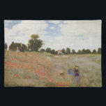 Mantel Individual Campo de los Coppies Claude Monet<br><div class="desc">Pintura Claude Monet de los Coppies 1873,  Museo de Orsay,  París</div>