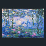 Mantel Individual Claude Monet - Water Lilies, 1919,<br><div class="desc">Famosa pintura de Water Lilies,  1919,  por Claude Monet</div>